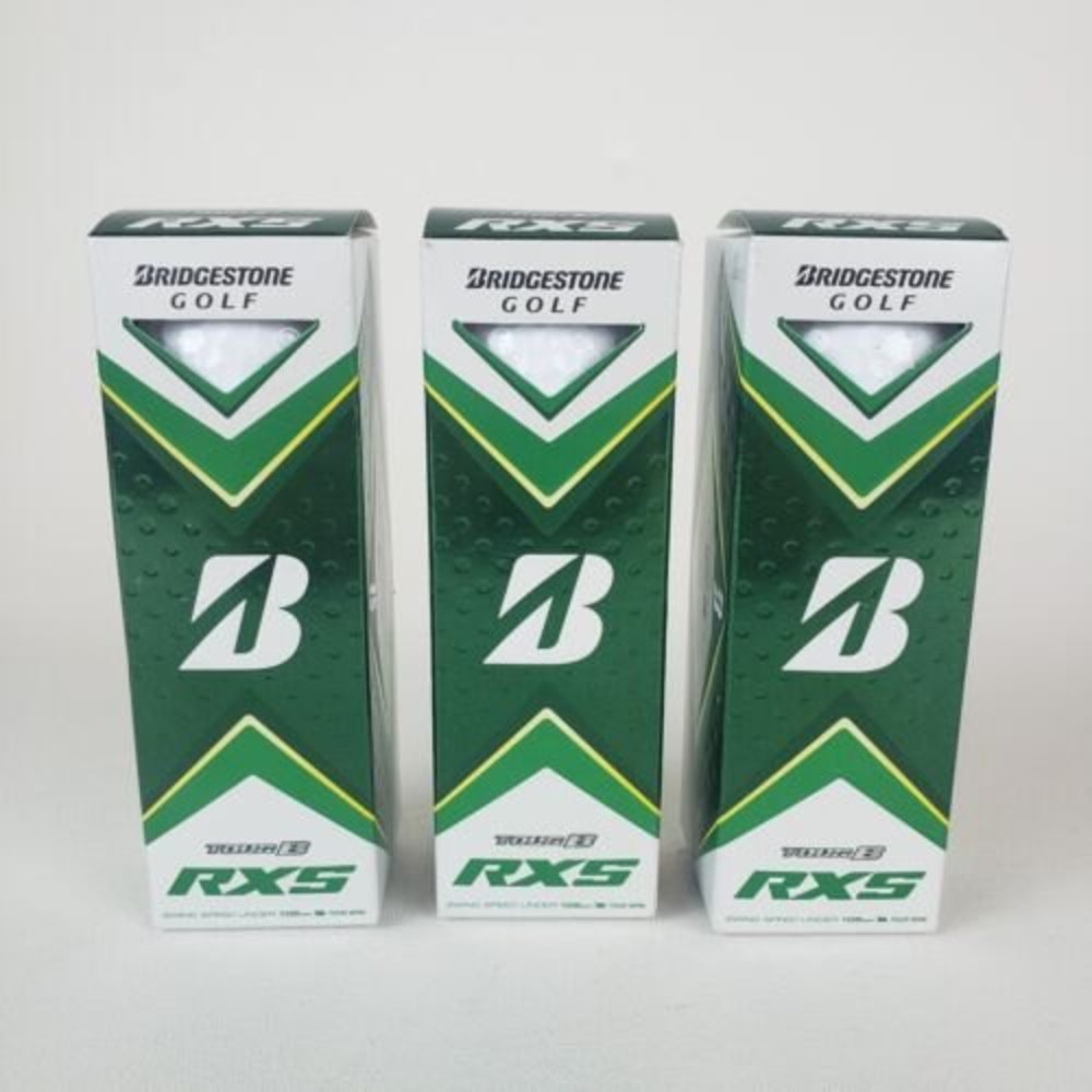 Bridgestone Tour B RXS Golf Balls White (3 Sleeves - 9 Balls)